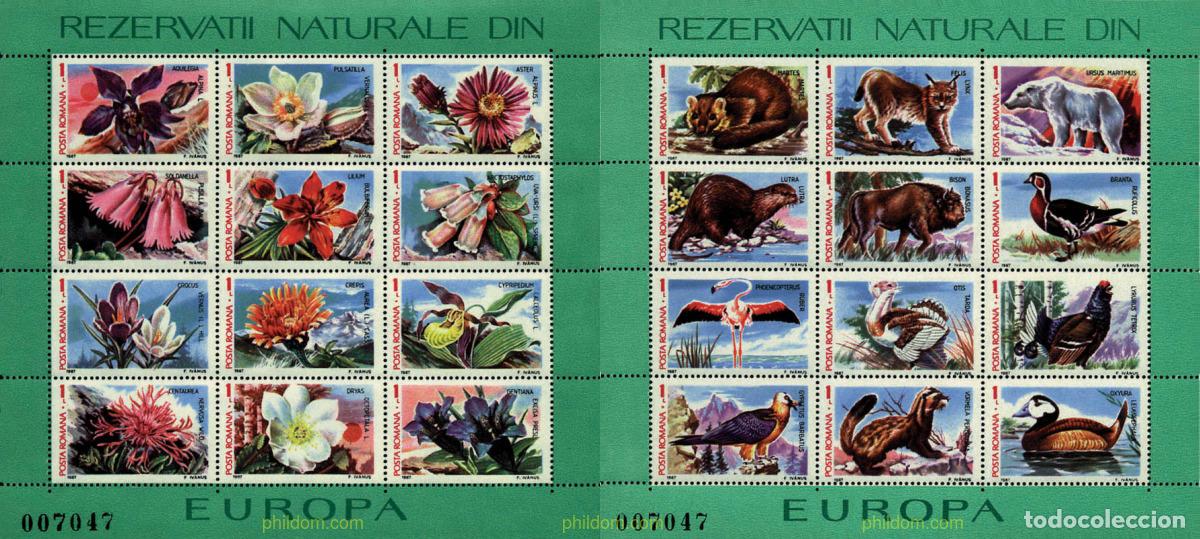 Sellos: 93983 MNH RUMANIA 1987 RESERVAS NATURALES DE EUROPA