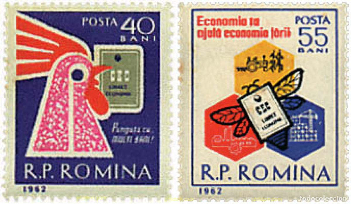 Sellos: 61900 MNH RUMANIA 1962 DIA DEL AHORRO