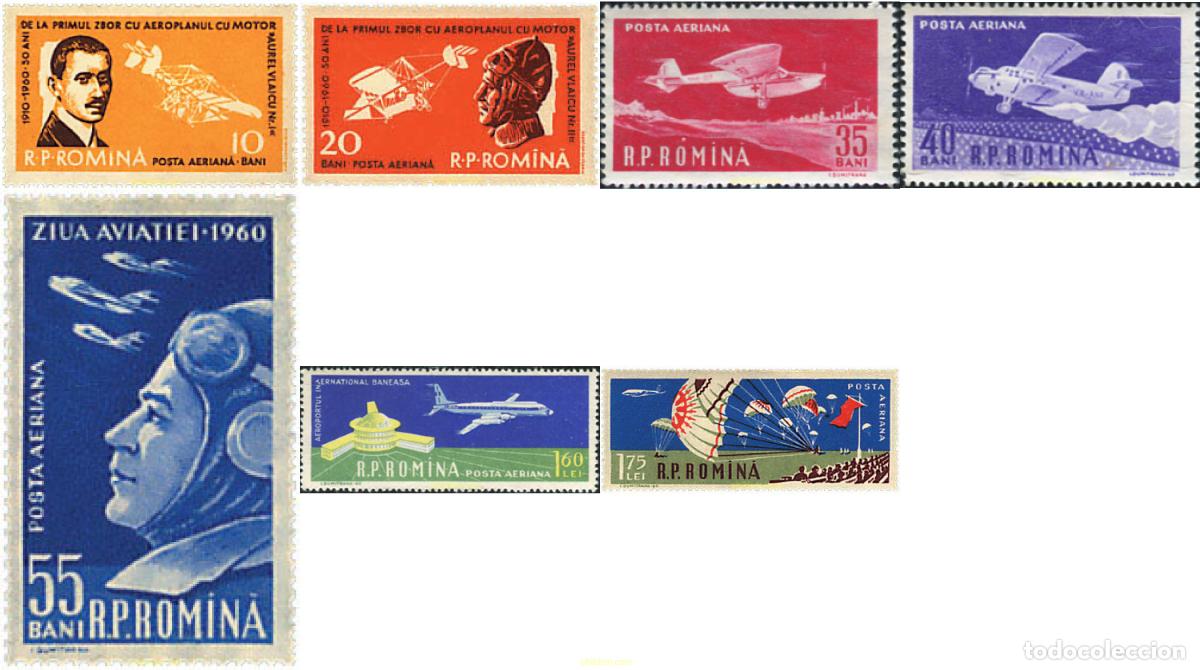 Briefmarken: 61883 MNH RUMANIA 1960 AVIACION PIONERA.