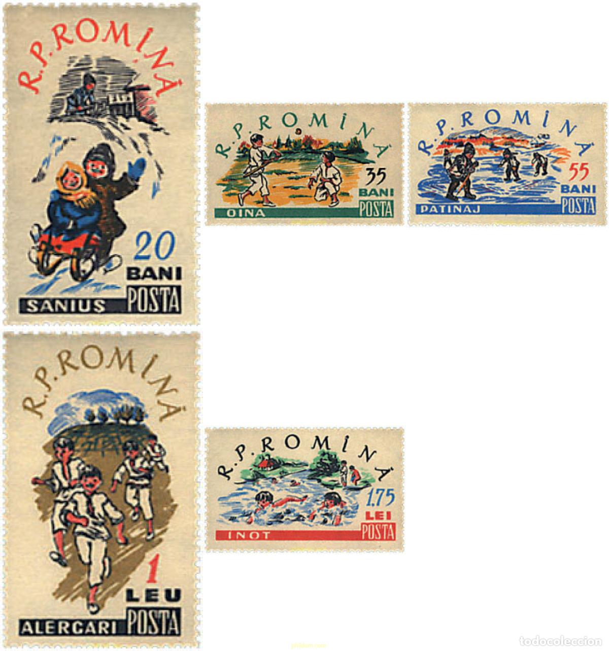 Briefmarken: 61884 MNH RUMANIA 1960 DEPORTES INFANTILES