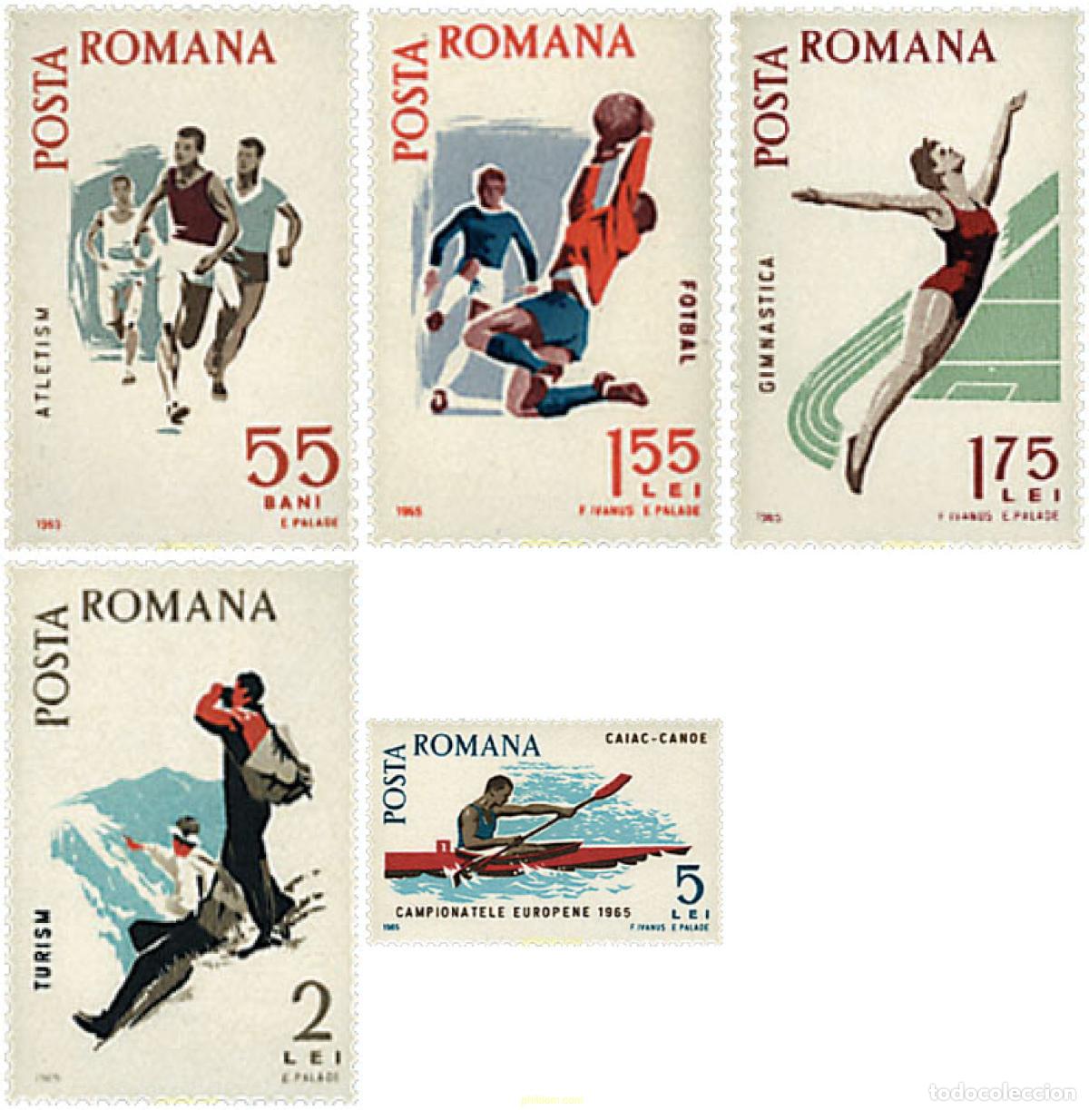 Sellos: 61921 MNH RUMANIA 1965 DEPORTES