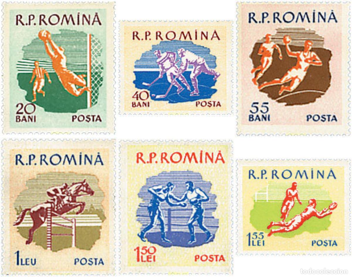 Sellos: 588030 MNH RUMANIA 1959 DEPORTES