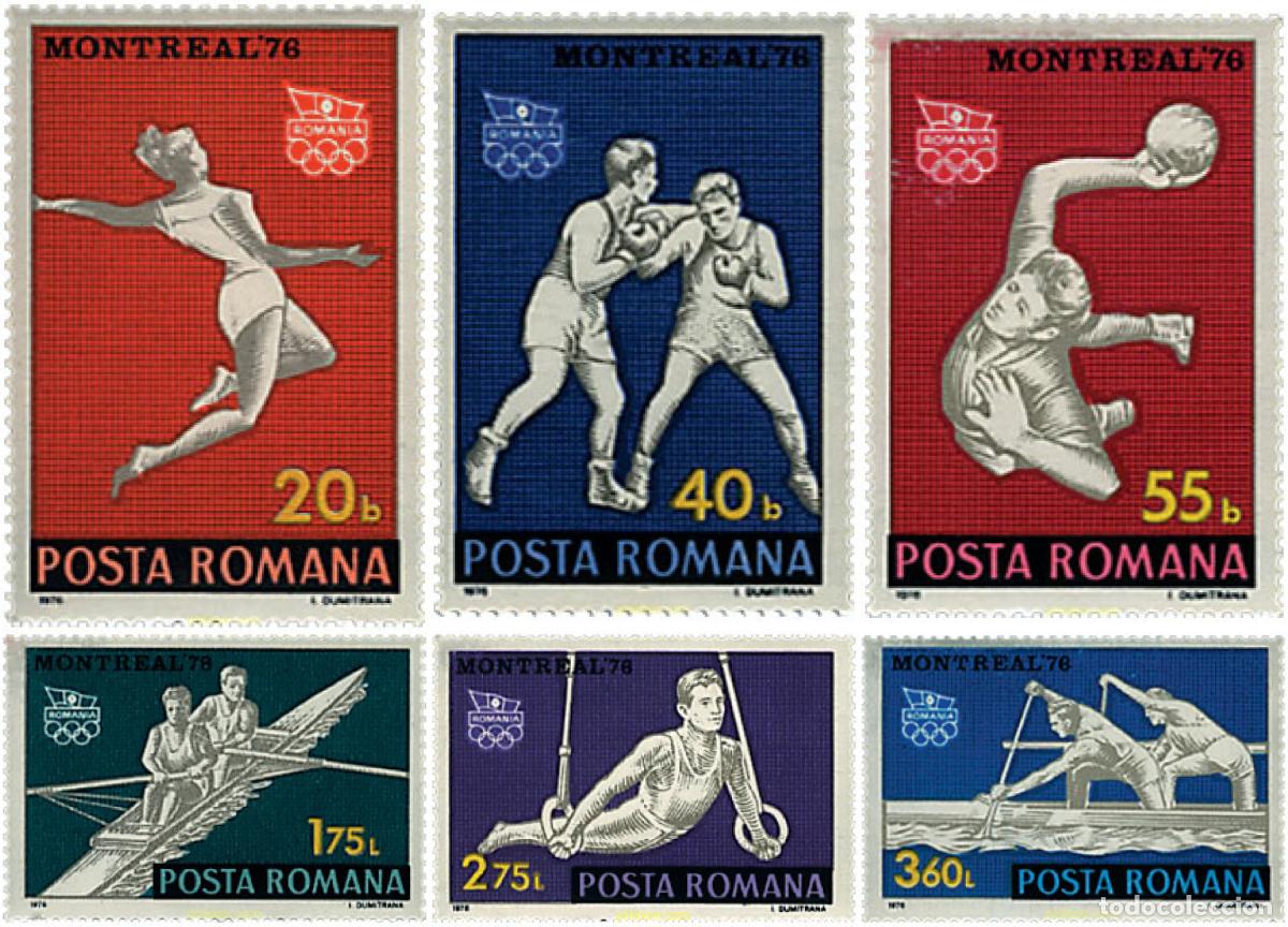 Stamps: 61980 MNH RUMANIA 1976 21 JUEGOS OLIMPICOS VERANO MONTREAL 1976