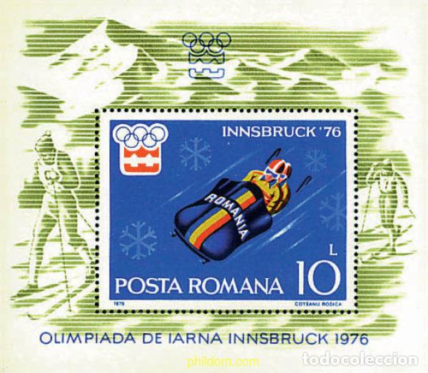 Stamps: 234428 MNH RUMANIA 1976 12 JUEGOS OLIMPICOS INVIERNO INNSBRUCK 1976