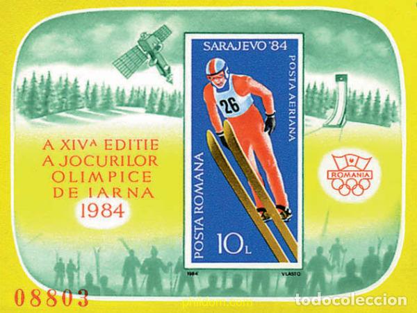 Sellos: 71628 MNH RUMANIA 1984 14 JUEGOS OLIMPICOS INVIERNO SARAJEVO 1984