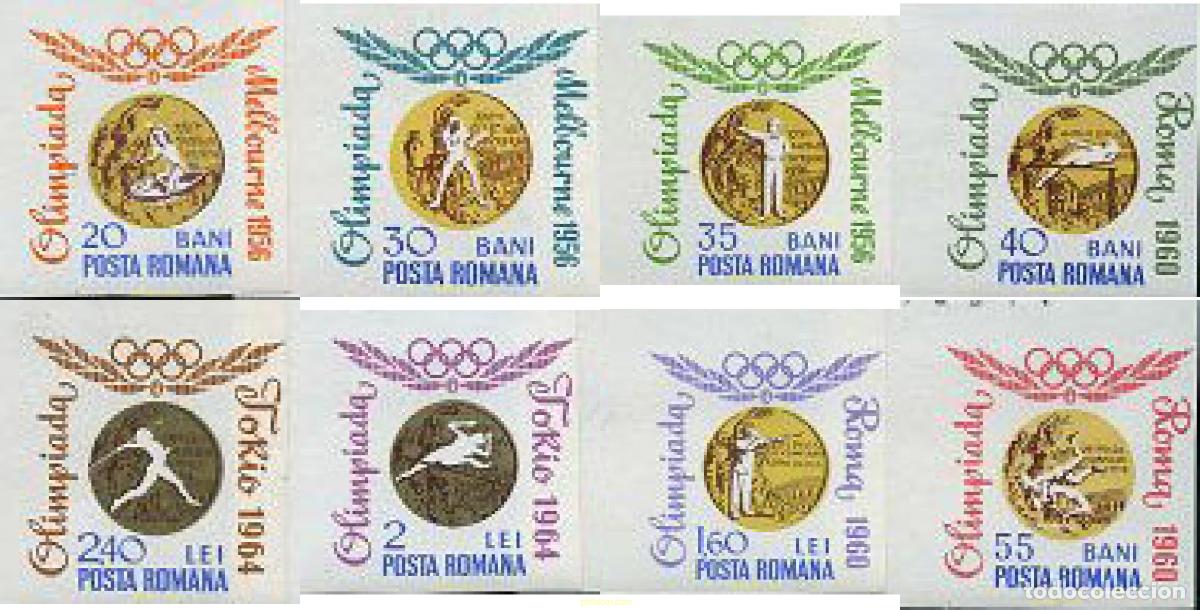 Sellos: 209852 MNH RUMANIA 1964 MEDALLISTAS RUMANOS
