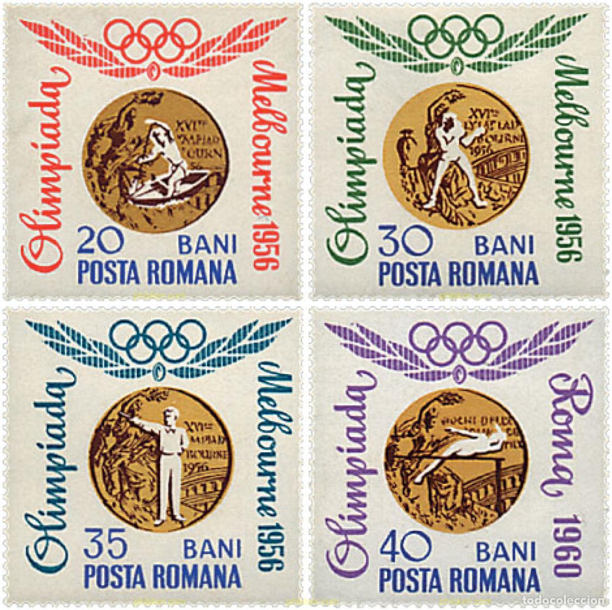 Sellos: 673457 MNH RUMANIA 1964 MEDALLISTAS RUMANOS