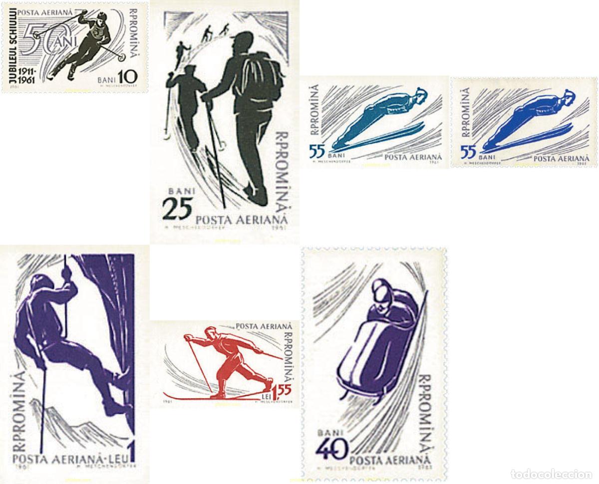 Sellos: 234287 USED RUMANIA 1961 DEPORTES DE MONTA&Ntilde;A