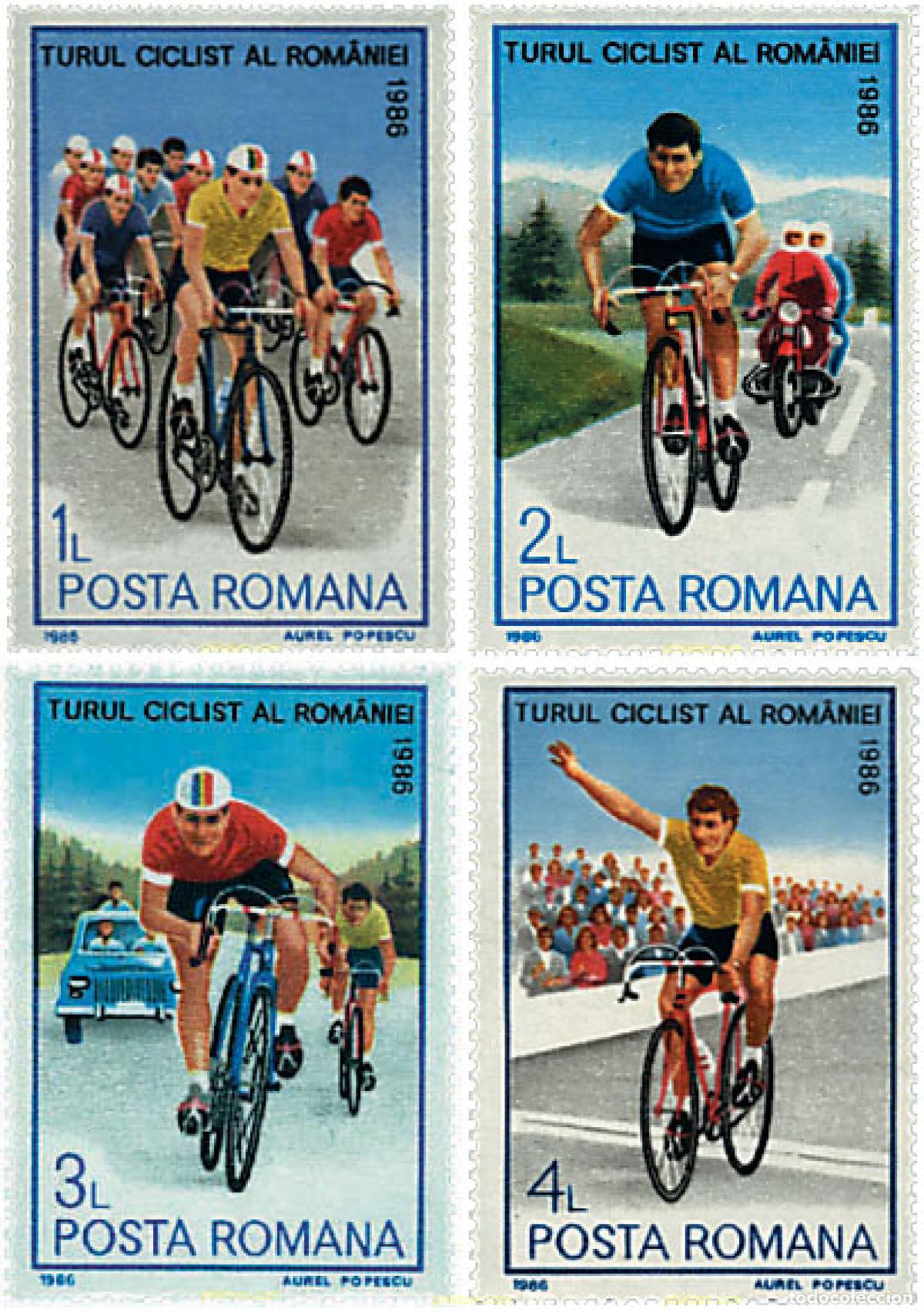 Sellos: 62157 MNH RUMANIA 1986 VUELTA CICLISTA A RUMANIA