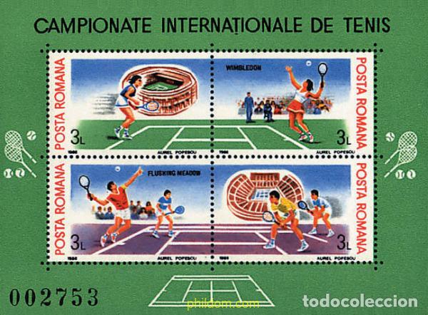 Sellos: 577922 MNH RUMANIA 1988 CAMPEONATOS INTERNACIONALES DE TENIS
