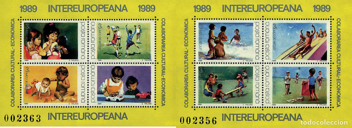 Sellos: 42608 MNH RUMANIA 1989 COLABORACION ECONOMICA Y CULTURAL INTEREUROPEA