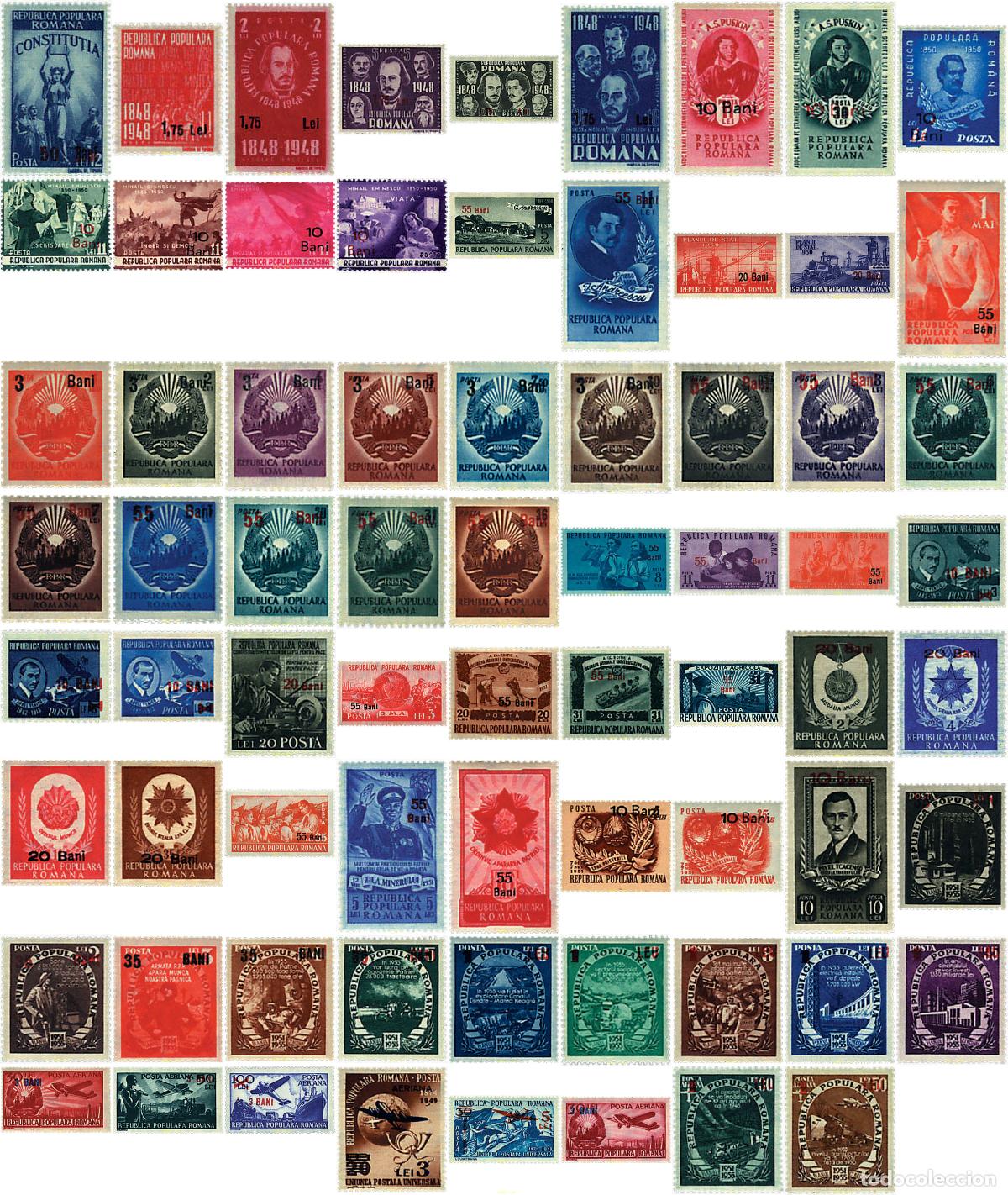 Sellos: 57695 MNH RUMANIA 1952 SERIE BASICA
