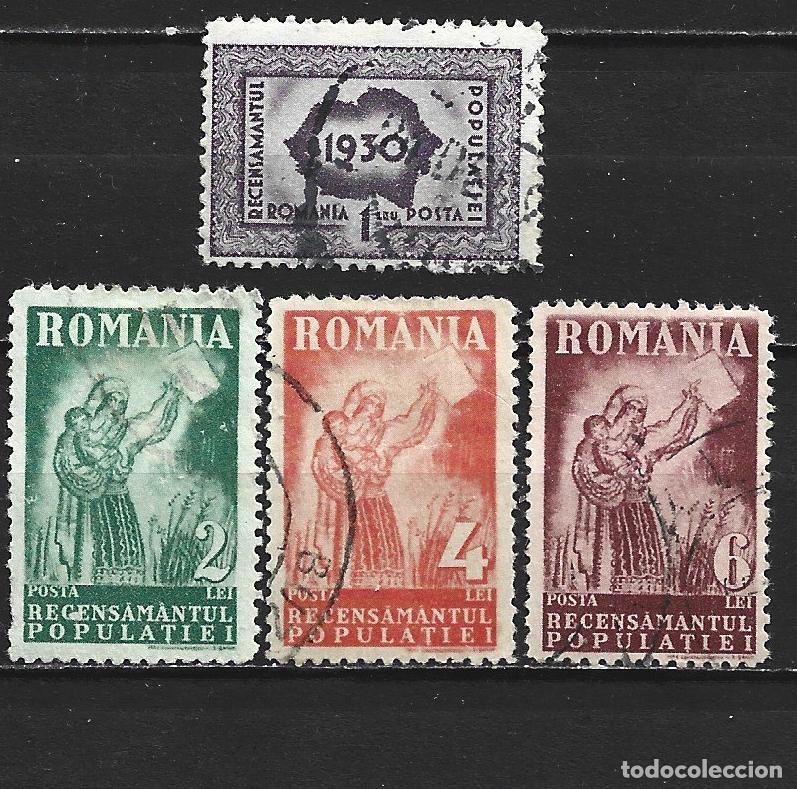 Sellos: RUMANIA YVERT NUM. 402/405 SERIE COMPLETA USADA