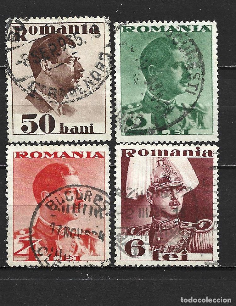 Sellos: RUMANIA YVERT NUM. 471/474 SERIE COMPLETA USADA