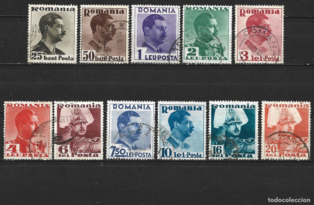 Sellos: RUMANIA YVERT NUM. 486/496 SERIE COMPLETA USADA