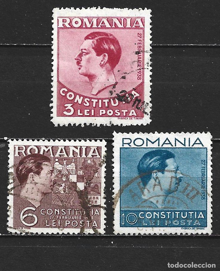 Sellos: RUMANIA YVERT NUM. 532/534 SERIE COMPLETA USADA