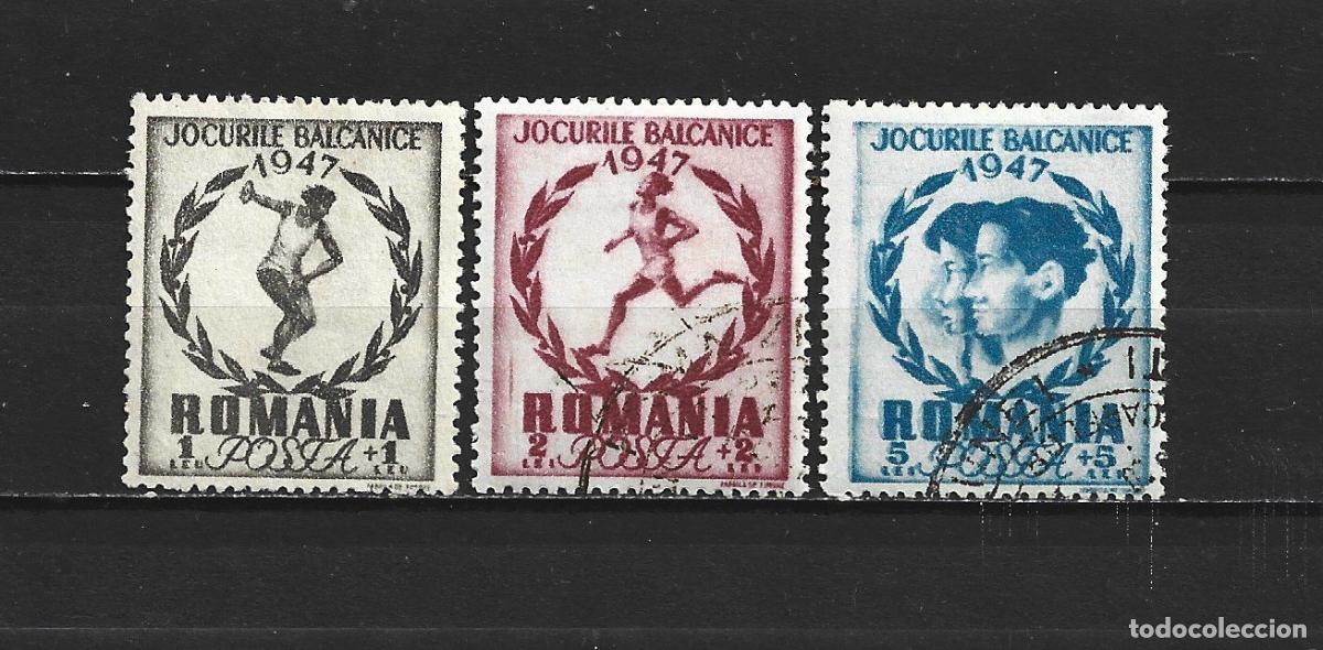 Sellos: RUMANIA YVERT NUM. 999/1001 SERIE COMPLETA USADA