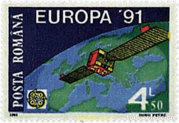 Sellos: 62799 MNH RUMANIA 1991 EUROPA CEPT. TELECOMUNICACIONES