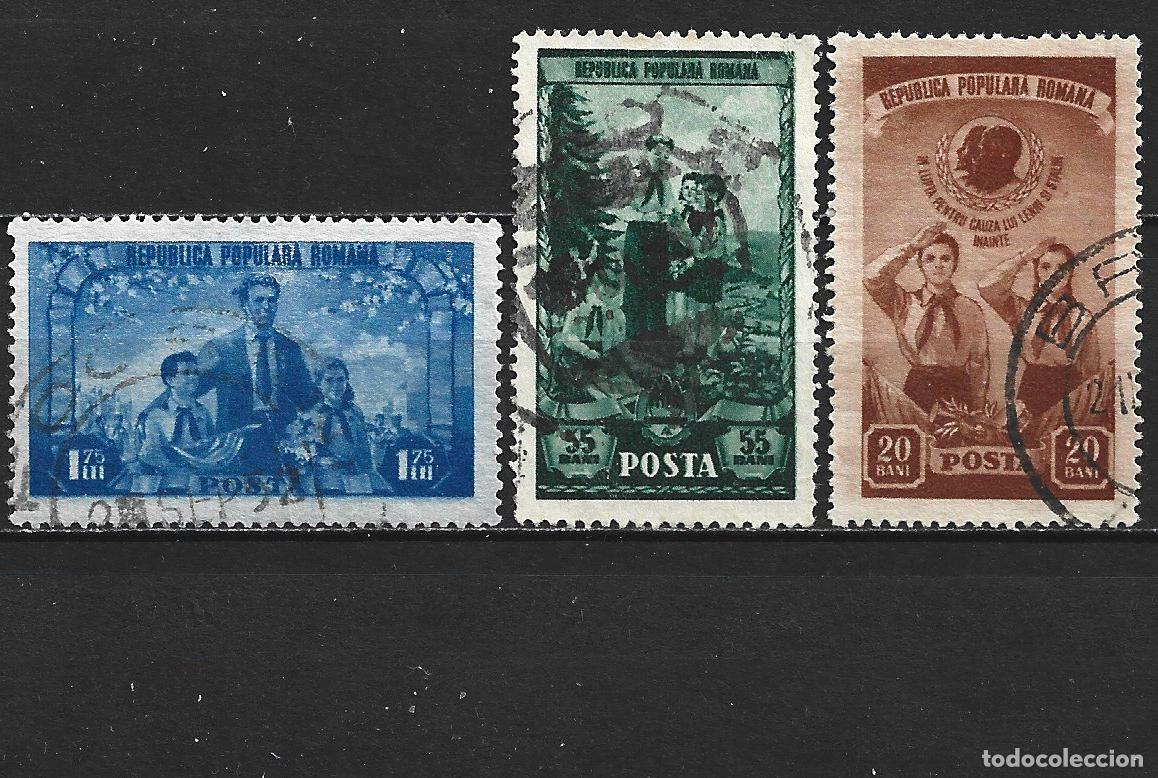 Sellos: RUMANIA YVERT NUM. 1258/1260 SERIE COMPLETA USADA