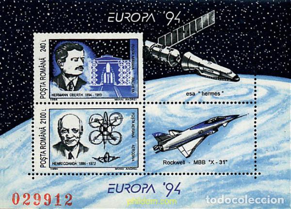 Sellos: 62933 MNH RUMANIA 1994 EUROPA CEPT. GRANDES DESCUBRIMIENTOS
