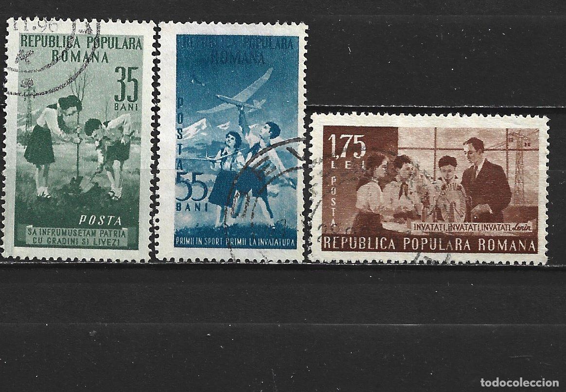 Sellos: RUMANIA YVERT NUM. 1304/1306 SERIE COMPLETA USADA