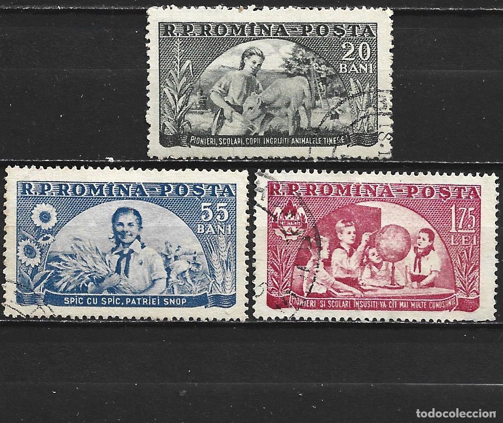 Sellos: RUMANIA YVERT NUM. 1377/1349 SERIE COMPLETA USADA
