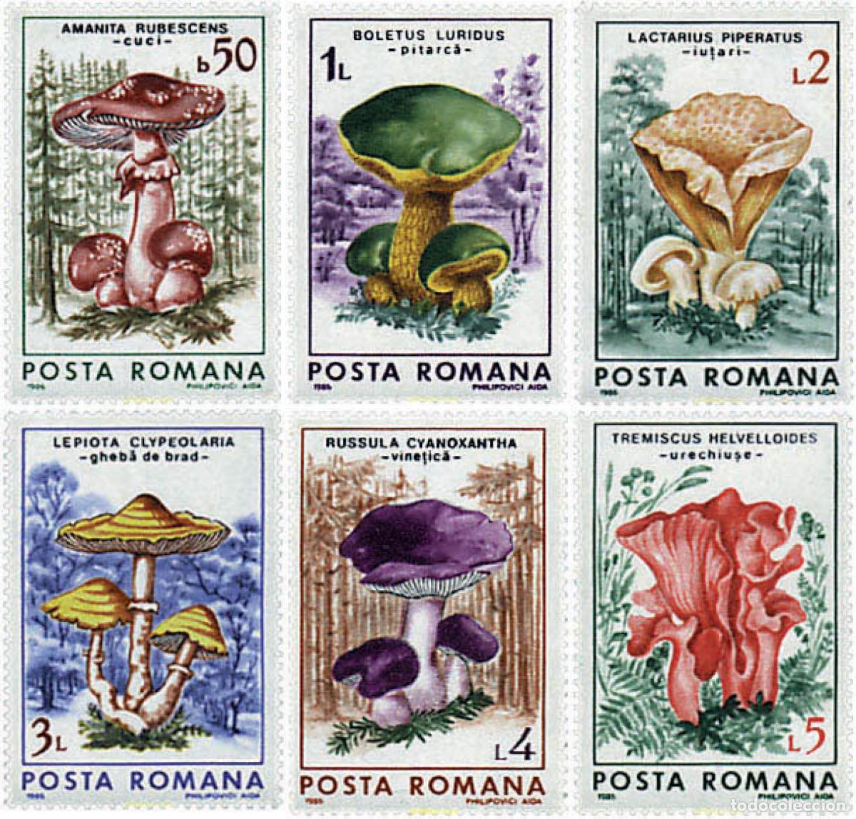 Sellos: 34680 MNH RUMANIA 1986 SETAS