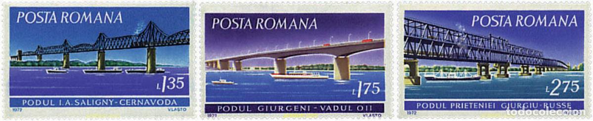 Sellos: 57476 MNH RUMANIA 1972 PUENTES