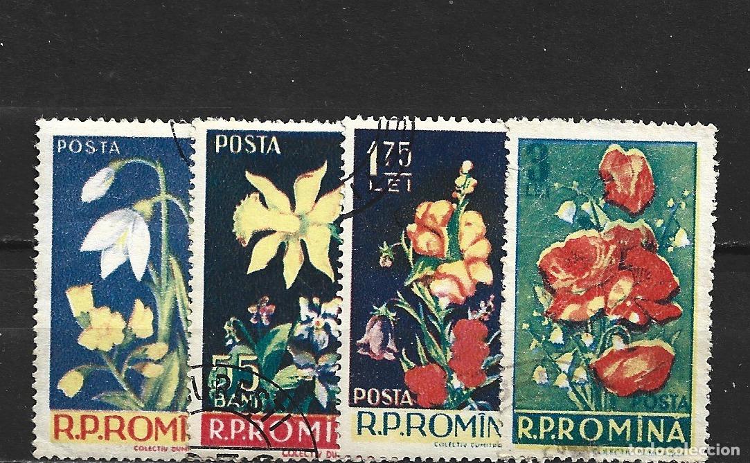 Sellos: RUMANIA YVERT NUM. 1469/1472 SERIE COMPLETA USADA