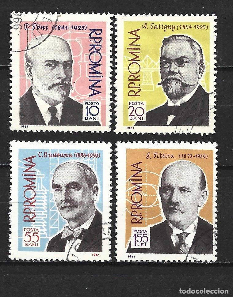Sellos: RUMANIA YVERT NUM. 1769/1772 SERIE COMPLETA USADA