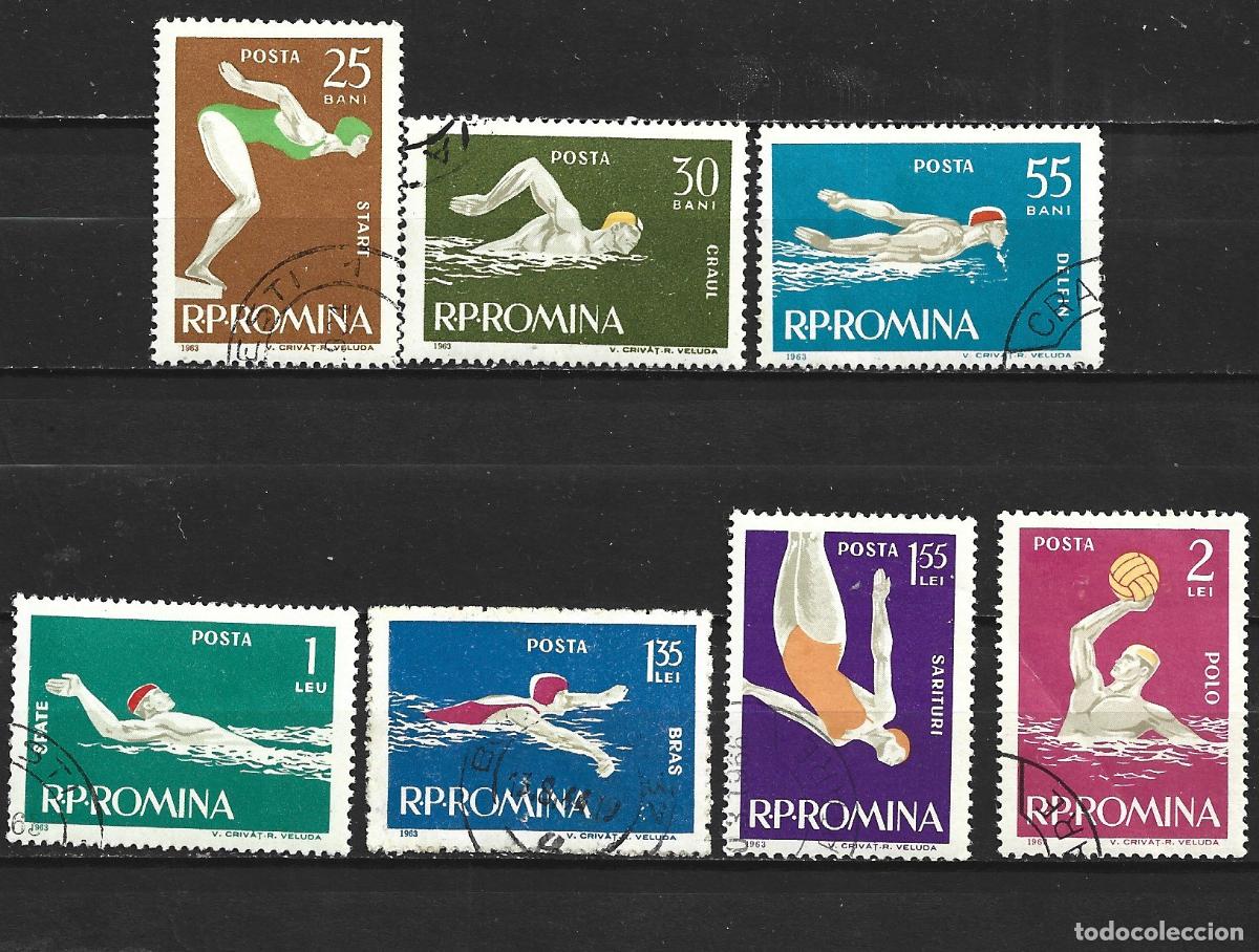 Sellos: RUMANIA YVERT NUM. 1916/1922 SERIE COMPLETA USADA