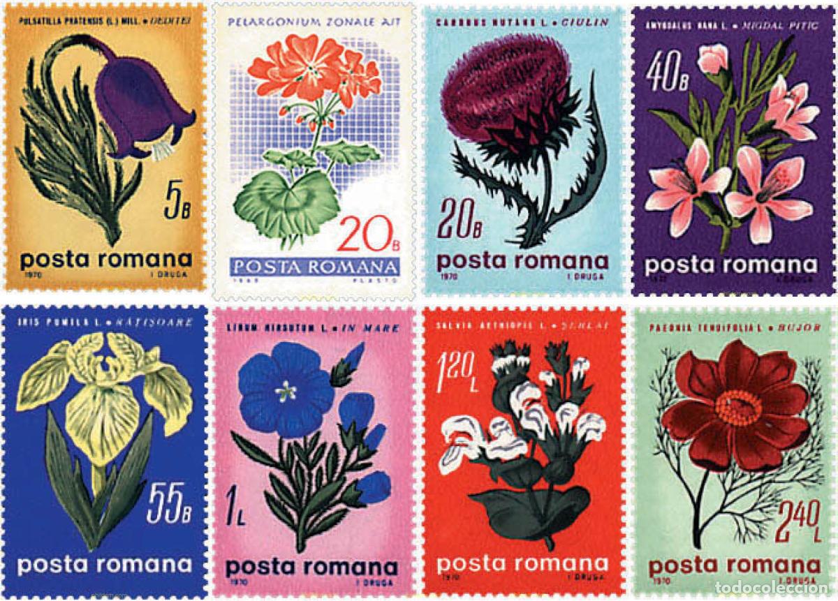 Sellos: 93941 MNH RUMANIA 1970 FLORES