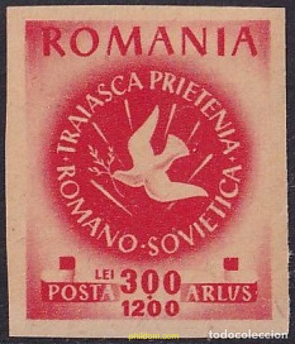 Sellos: 632862 HINGED RUMANIA 1946 AMISTAD RUMANO-SOVIETICA