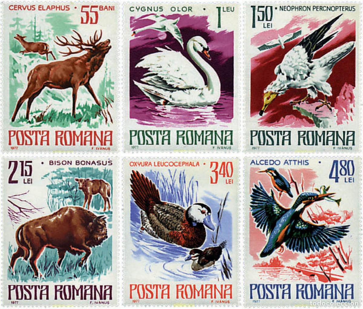 Sellos: 61981 MNH RUMANIA 1977 PROTECCION DE LA NATURALEZA