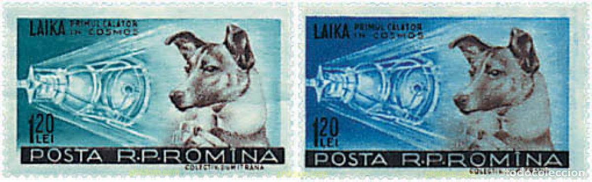 Sellos: 61873 MNH RUMANIA 1957 LAIKA