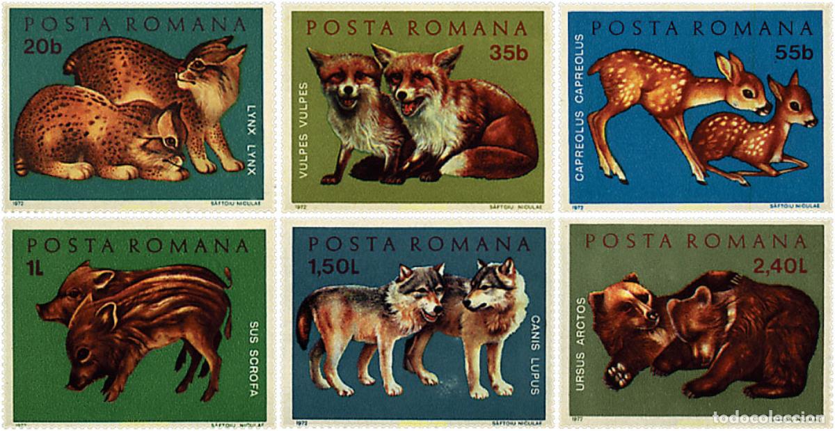 Sellos: 61953 MNH RUMANIA 1972 FAUNA SALVAJE