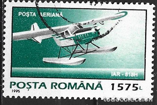Sellos: RUMANIA CORREO AEREO YVERT NUM. 325 USADO
