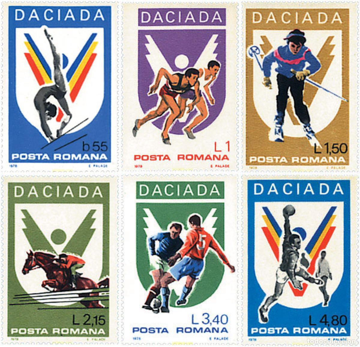 Sellos: 61992 MNH RUMANIA 1978 DACIADA. COMPETICION DEPORTIVA NACIONAL