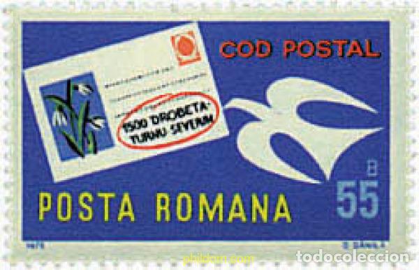 Sellos: 35765 MNH RUMANIA 1975 ADOPCION DEL CODIGO POSTAL EN RUMANIA