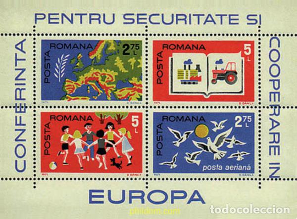 Sellos: 42591 MNH RUMANIA 1975 CONFERENCIA SOBRE SEGURIDAD EN EUROPA