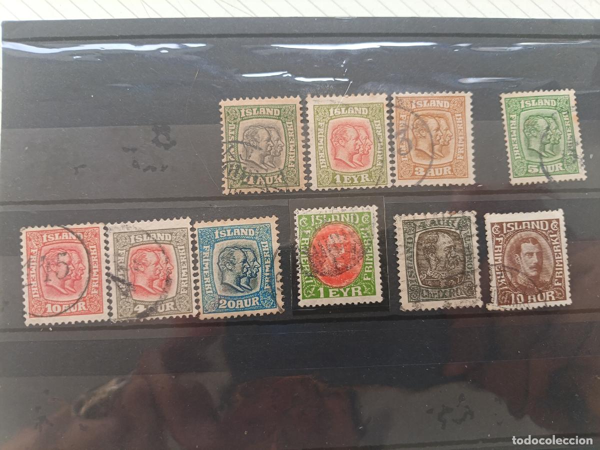 Sellos: Islandia. Lote de sellos