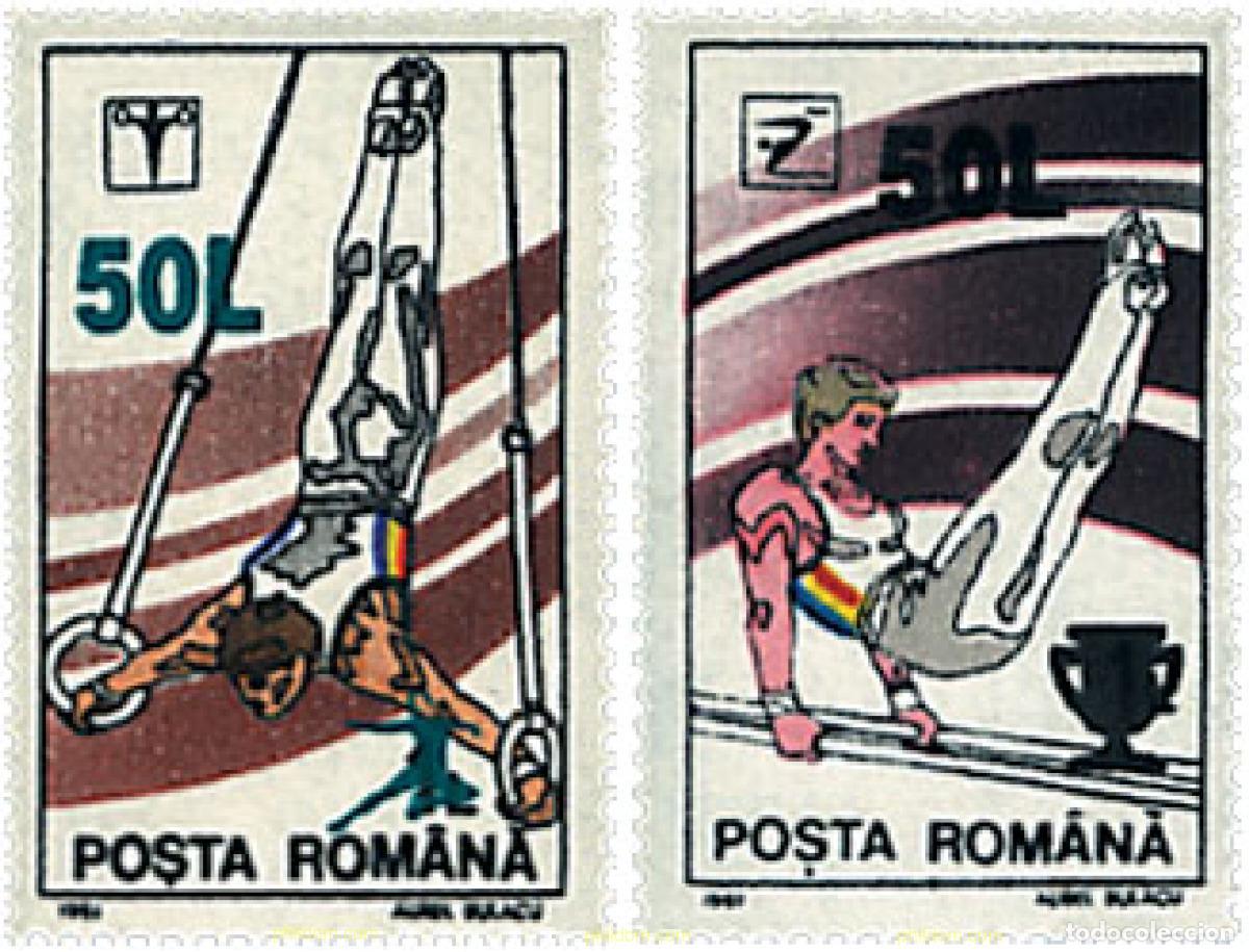 Sellos: 62549 MNH RUMANIA 1998 SERIE BASICA. GIMNASIA