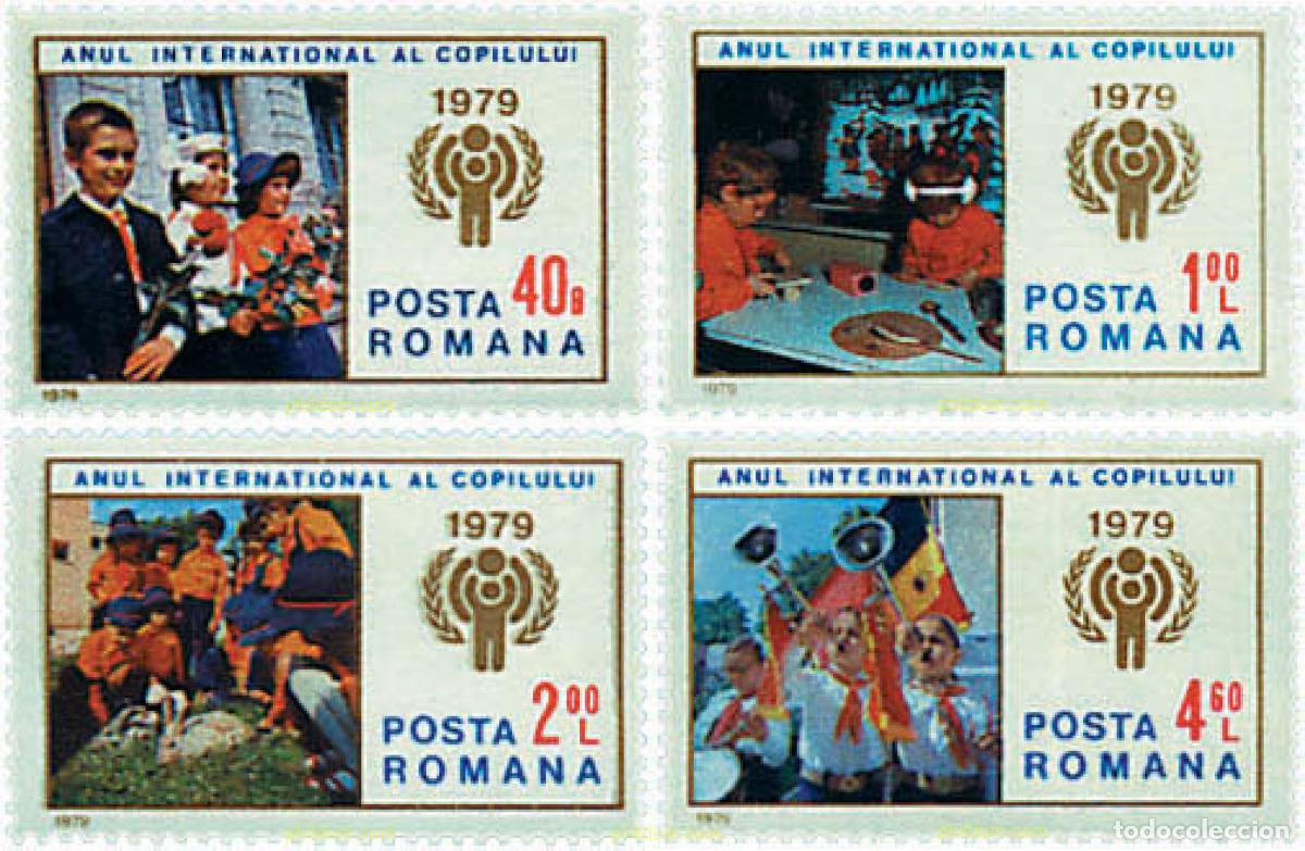 Sellos: 62006 MNH RUMANIA 1979 A&Ntilde;O INTERNACIONAL DEL NI&Ntilde;O