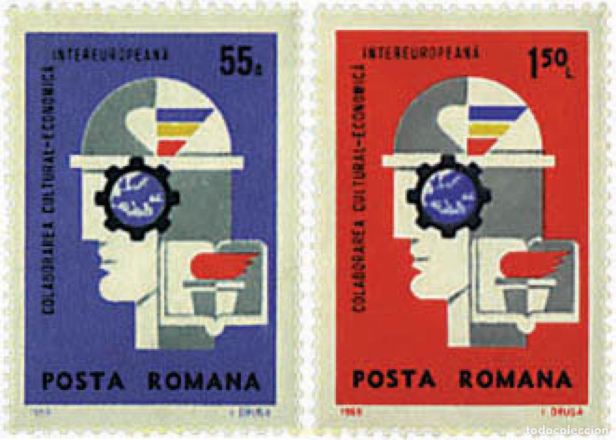 Francobolli: 61943 MNH RUMANIA 1969 INTEREUROPA 1969