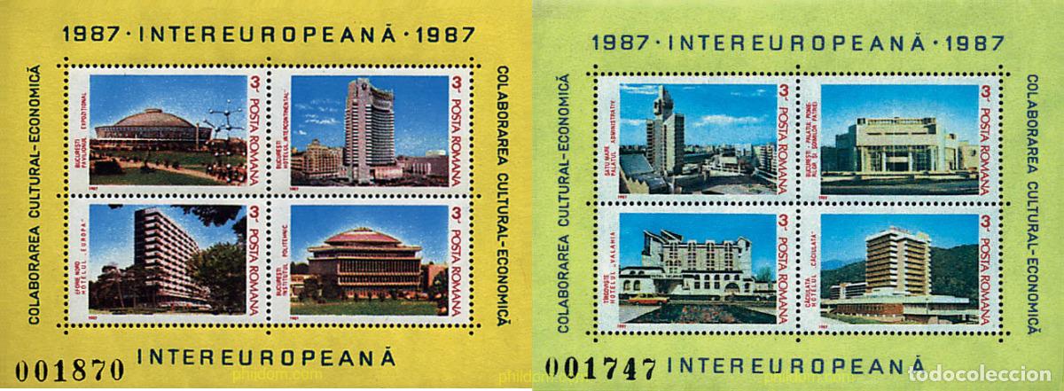 Sellos: 42601 MNH RUMANIA 1987 COLABORACION ECONOMICA Y CULTURAL INTEREUROPEA