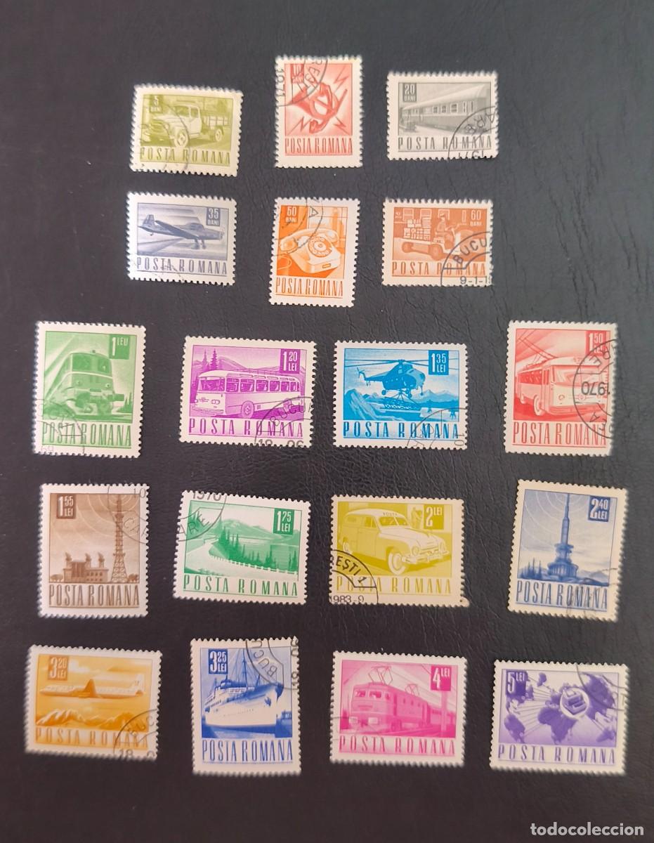 Sellos: Rumania 1968. Comunicaciones y transporte. Yvert 2345 / 2365