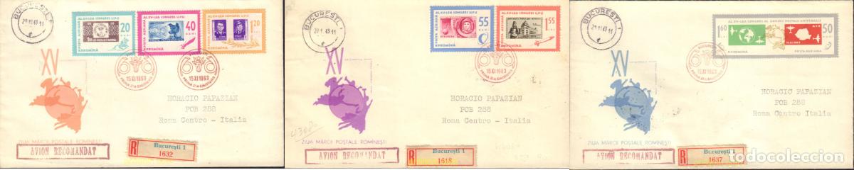 Sellos: 599724 MNH RUMANIA 1963 DIA DEL SELLO. 15 CONGRESO DE LA UPU