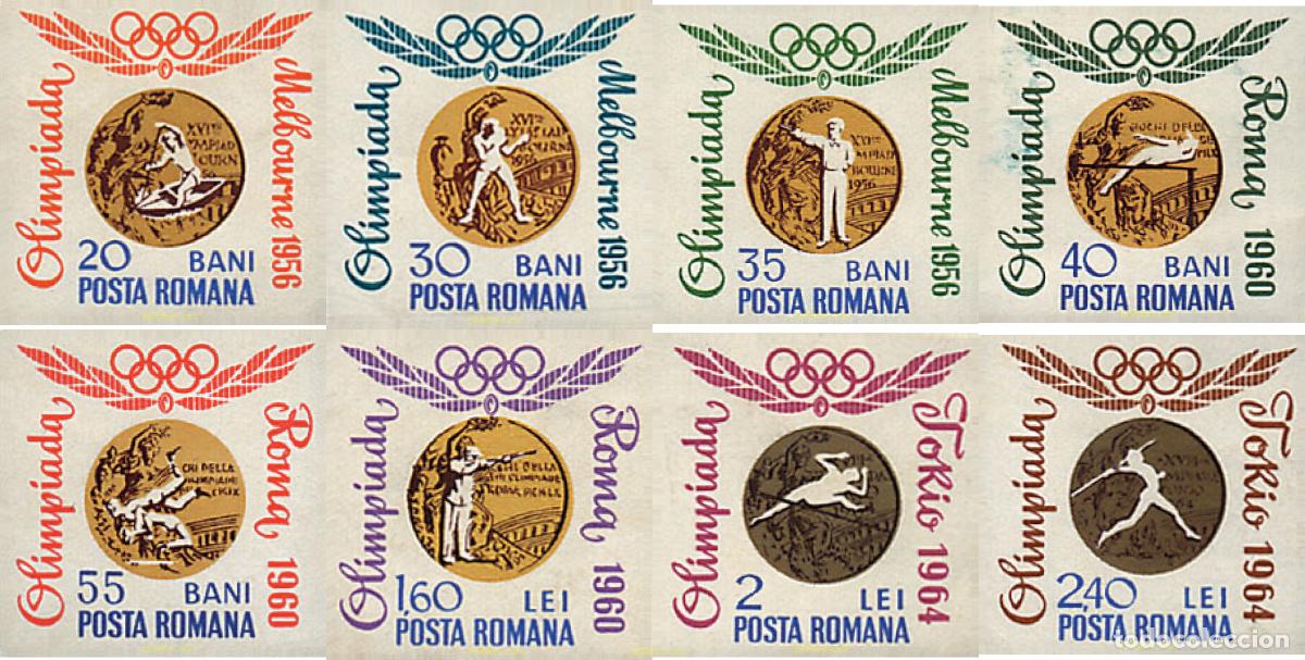 Sellos: 70976 MNH RUMANIA 1964 MEDALLISTAS RUMANOS