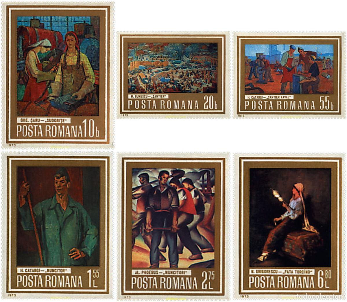 Sellos: 61967 MNH RUMANIA 1973 PINTURAS