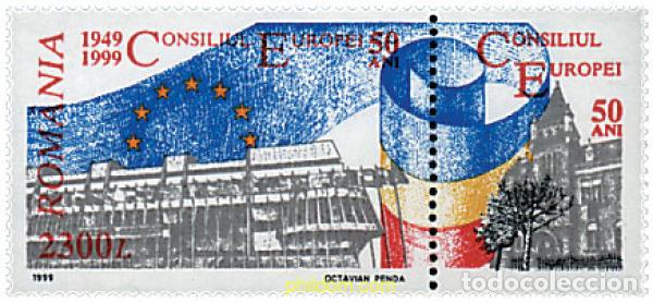 Sellos: 66293 MNH RUMANIA 1999 50 ANIVERSARIO DEL PARLAMENTO EUROPEO